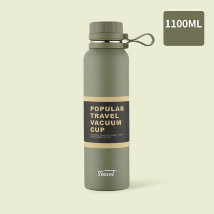 1100-ml Portable Stainless Steel Insulation Pot Spray Plastic with Handle