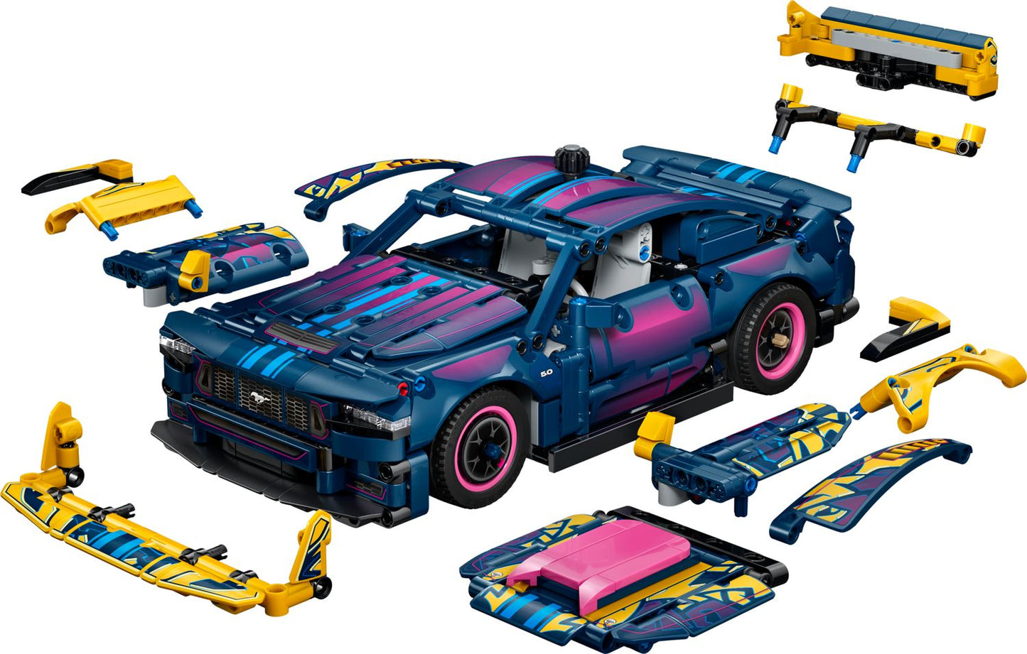 LEGO Technic Custom Garage Ford Mustang GT Car - 42236