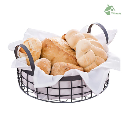 Binca Fruit &amp; Vegetable Table Basket with Beige Handle