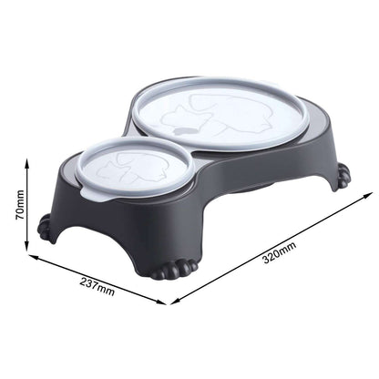 Rotho Double Food Bowl l SALLY