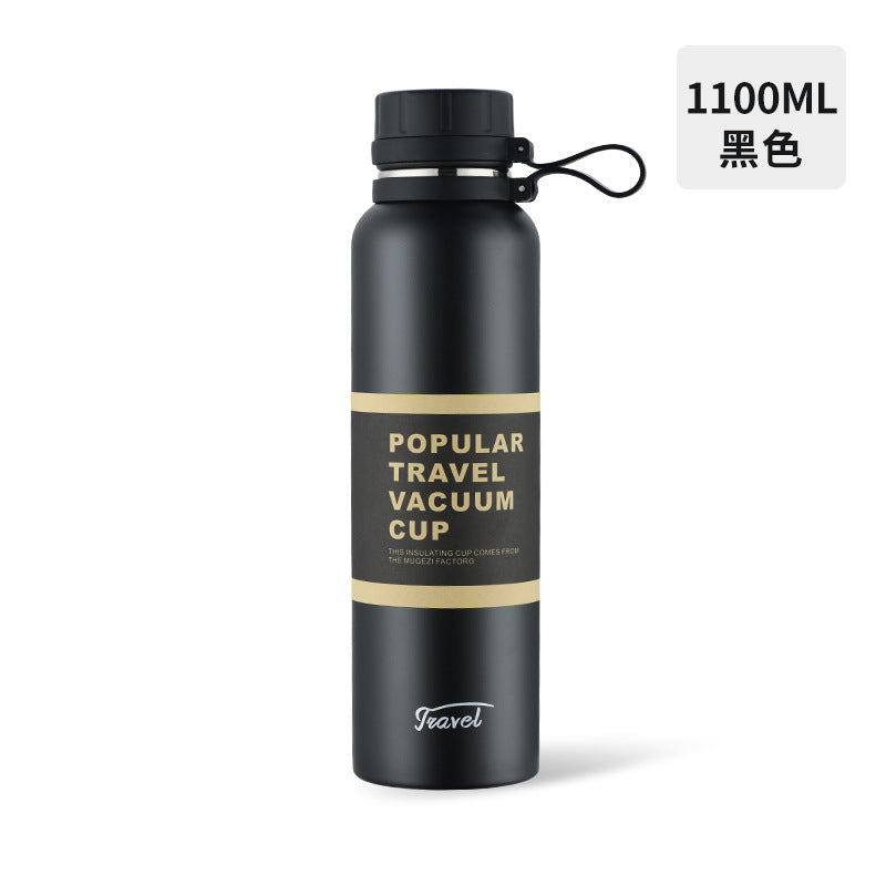 1100-ml Portable Stainless Steel Insulation Pot Spray Plastic with Handle