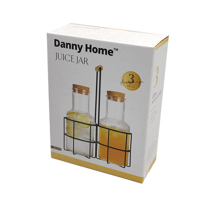 Danny Home Glass Juice Jar with Stand