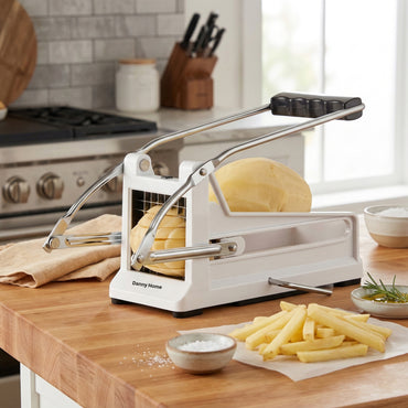 Danny Home Mechanical French Fries Maker Stainless Steel blades 24.4cm