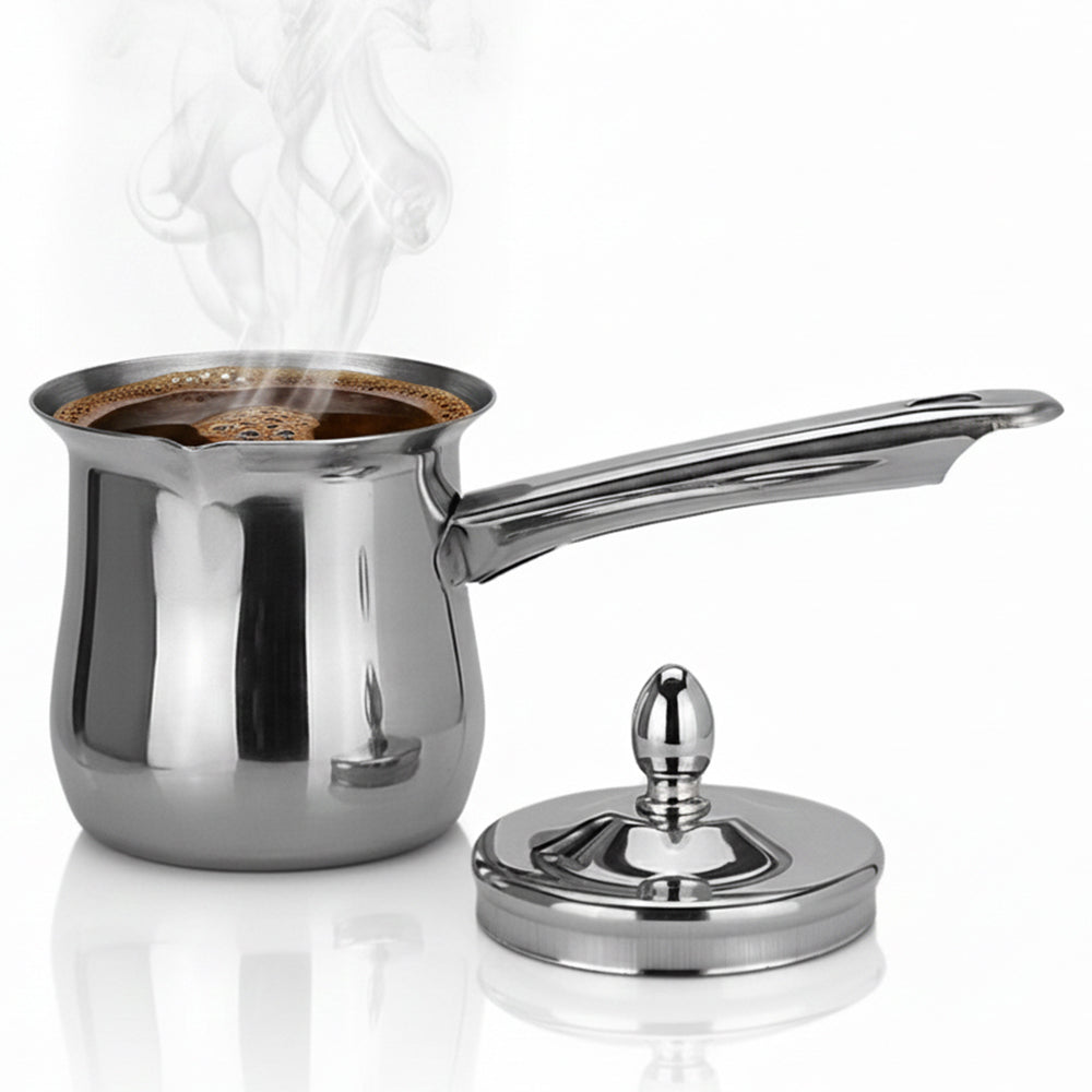 Stainless Steel Turkish Coffee Pot Size:14 – 1050 ml