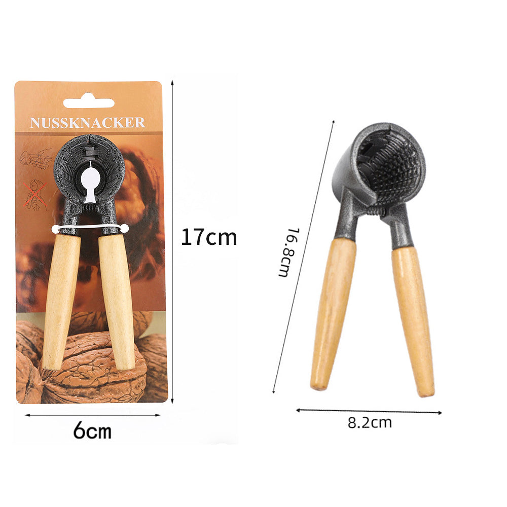 Walnut Cracker Zinc Die-Cast Champagne