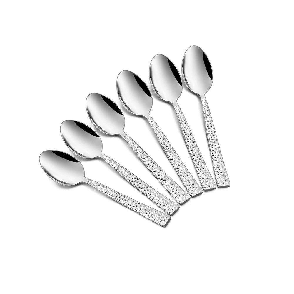 Danny Home 6-Pieces Stainless Steel Coffee Spoon Silverware Flatware