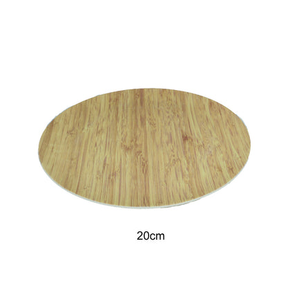20cm Plate Wooden Melamine Dinnerware