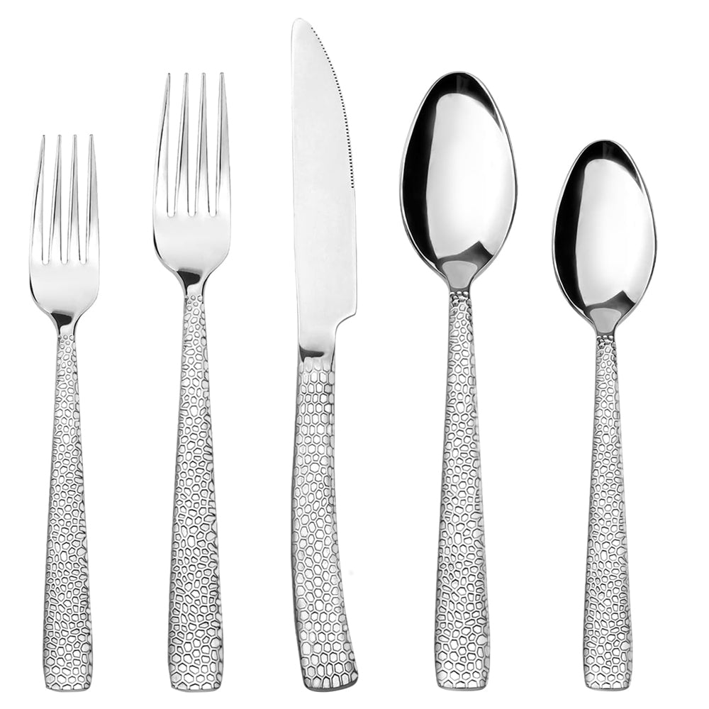 PROUD 5-Pieces Brilliant Stainless Steel 304 Silverware Tableware Cutlery Set ( 304 )