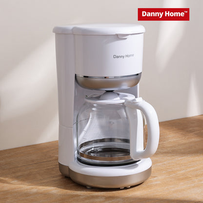 Danny Home White Black Coffee Machine 1.5L