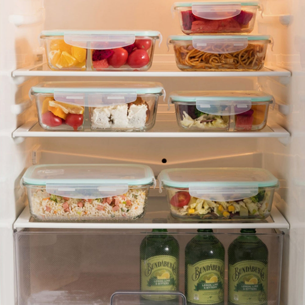 1-Piece Rectangular Glass Food Storage Containers