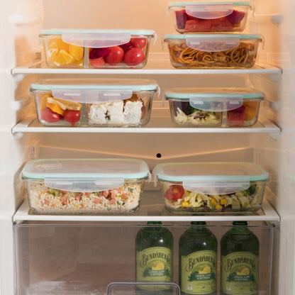 1-Piece Rectangular Glass Food Storage Containers