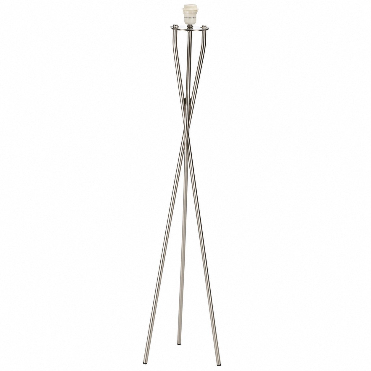Modern Tripod Floor Lamp with Fabric Lampshade