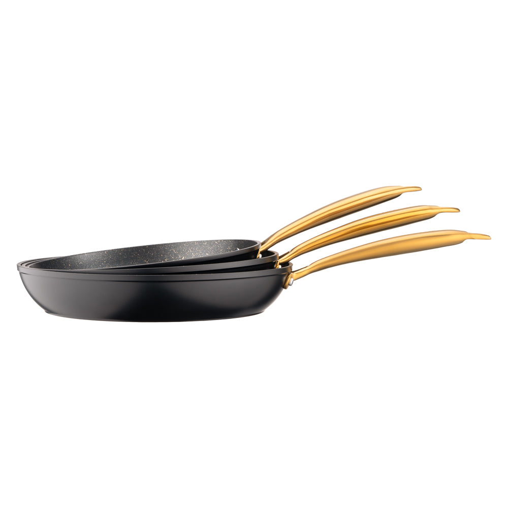 Danny Home Black Non-Stick Frypan Induction 22/24/28 cm