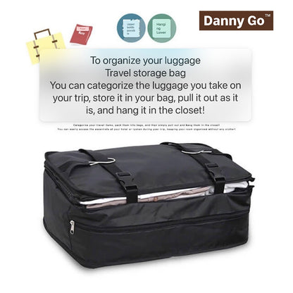 Danny Go Portable Hanging Travel Shelves Organizer