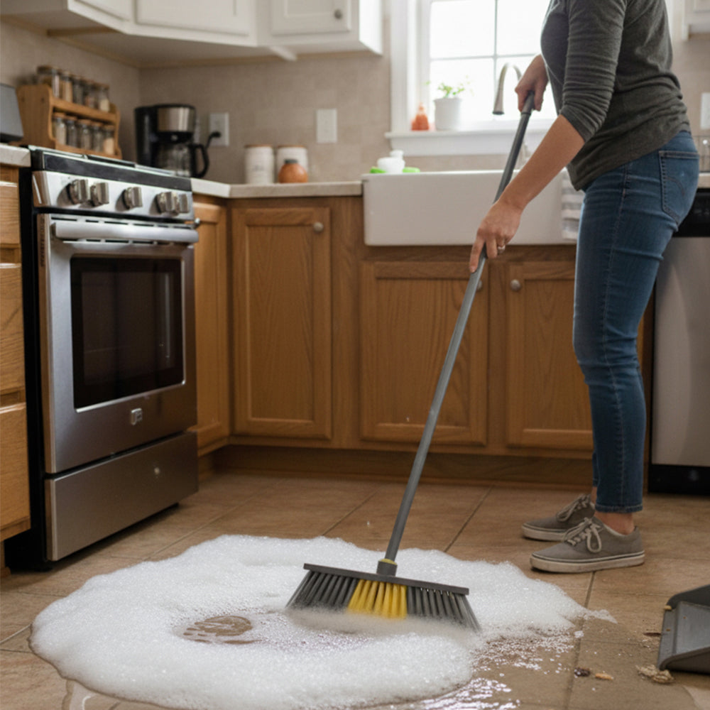 Heavy Duty Cleaning Floor Long Broom Brush 160x38cm