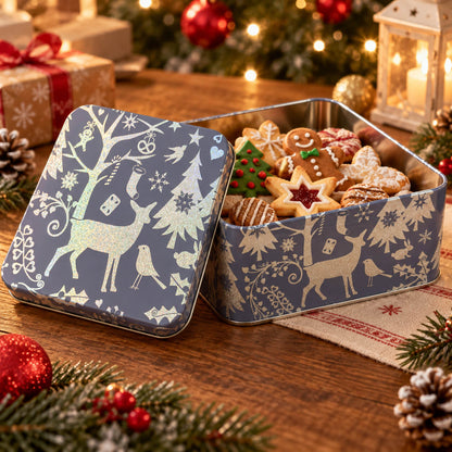 Cucina & Tavola Christmas Metal Storage Tin