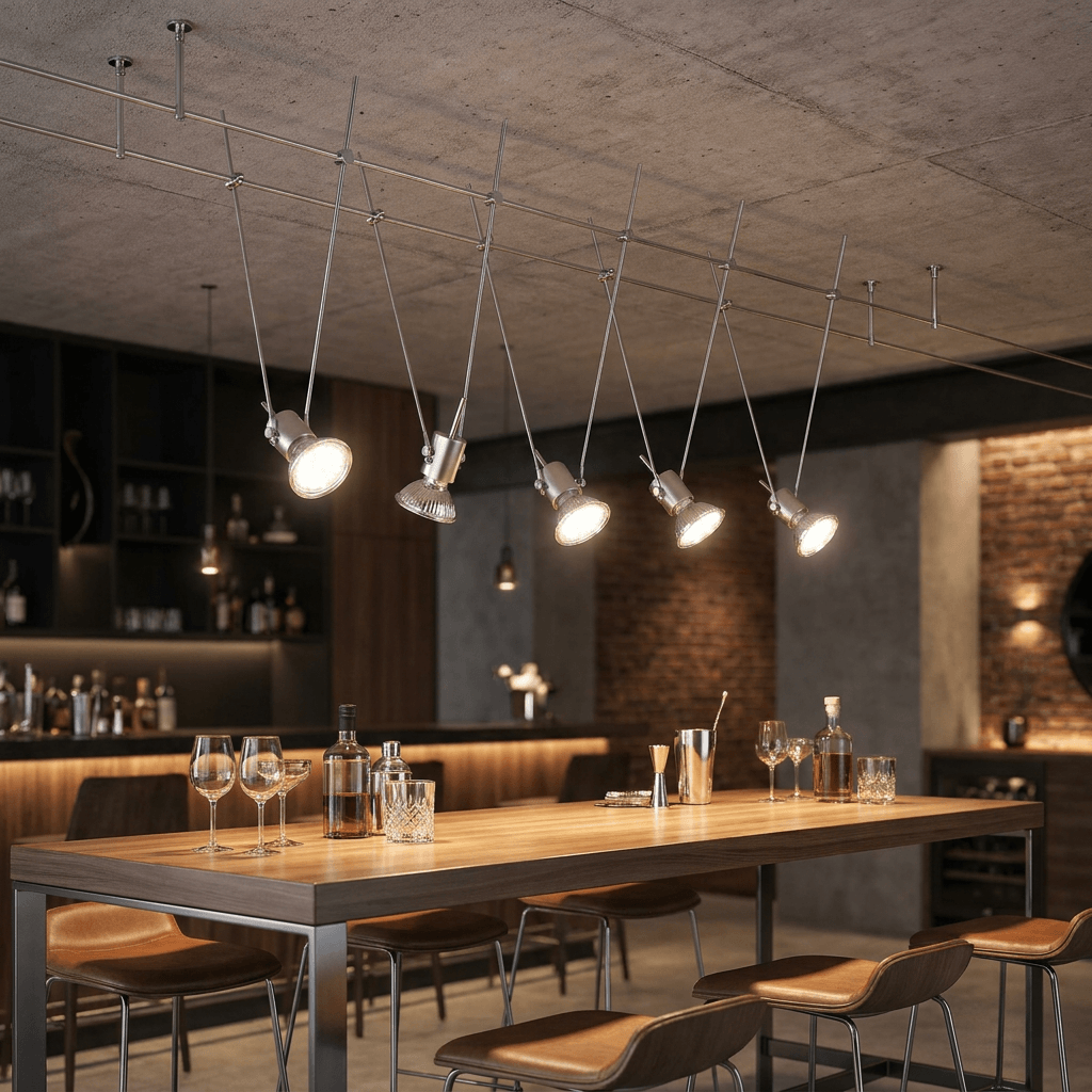 Trio Spotlights - Titanium-Colored