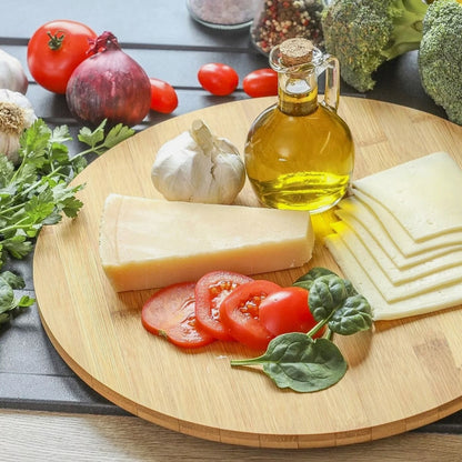 Rotating Bamboo Serving Board 35cm