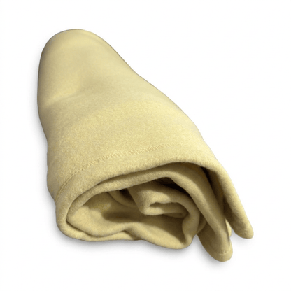 Vega Cream Fleece Throw Blanket
