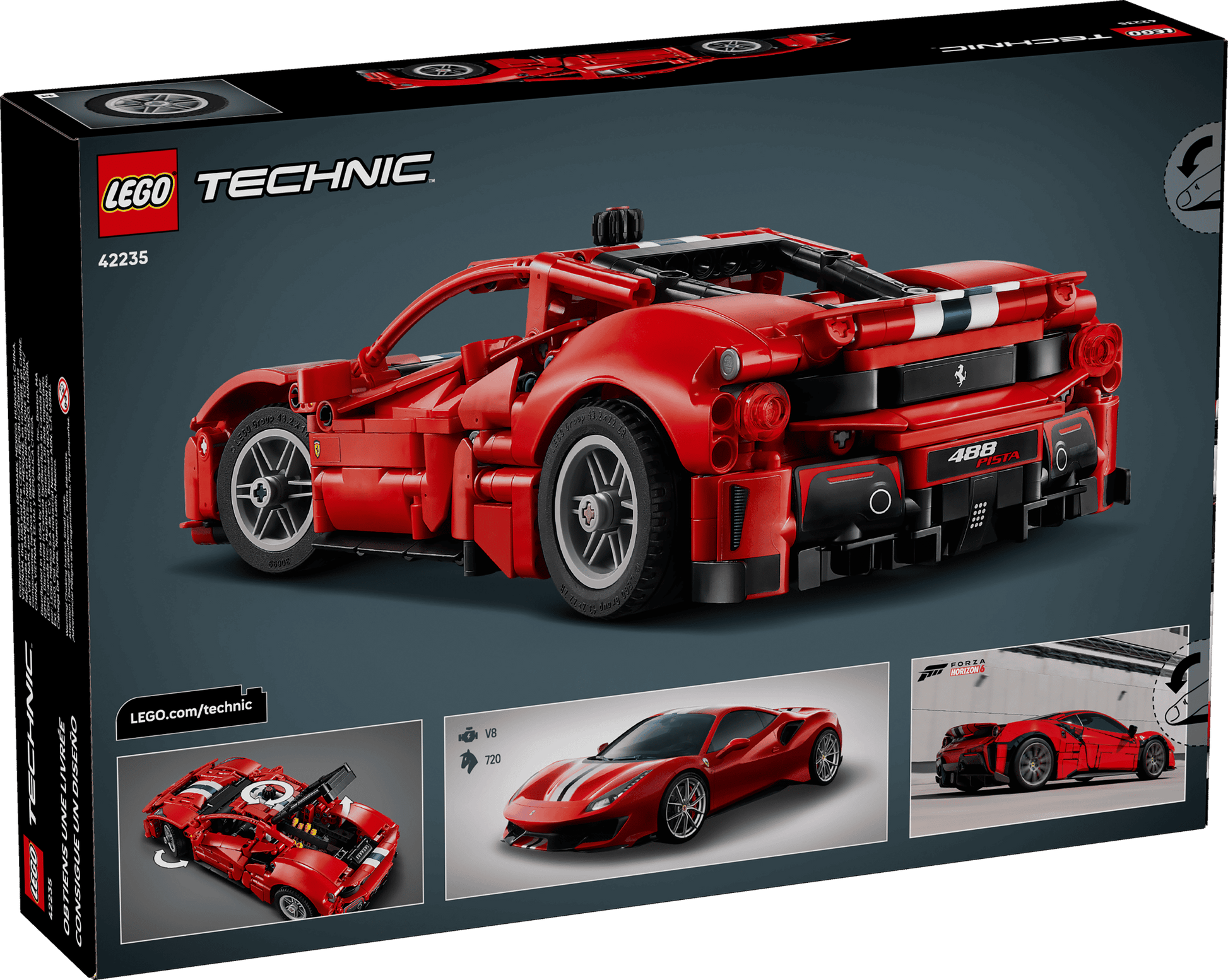 LEGO Technic Ferrari 488 Pista Car - 42235