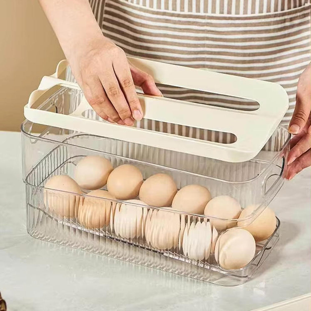 Automatic Rolling Egg Storage Dispenser ( Double Row )