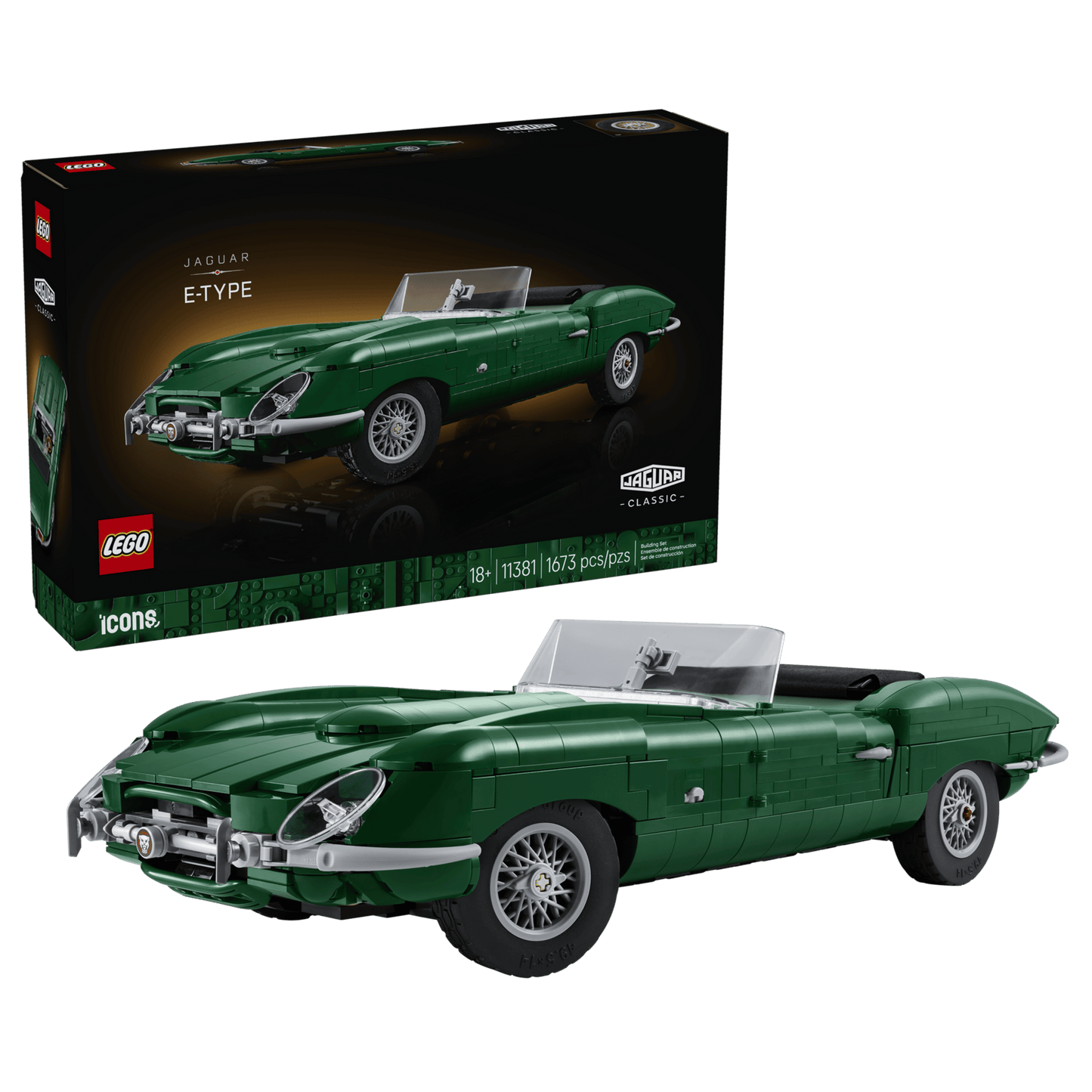 LEGO Icons - Jaguar E-Type Advanced Model Car - 11381