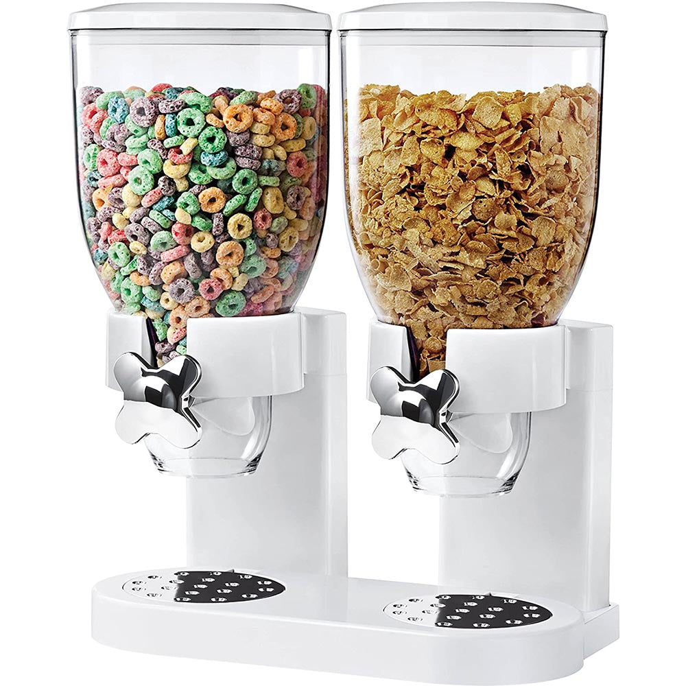 Double Cereal & Dry Food Dispenser