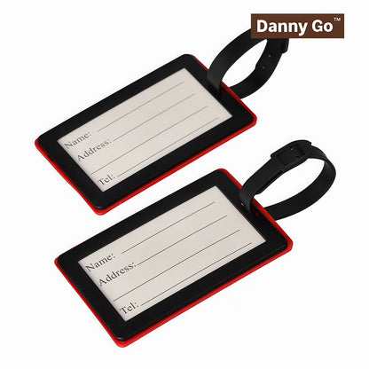 Danny Go Luggage Tag Set – 2 Pieces Red