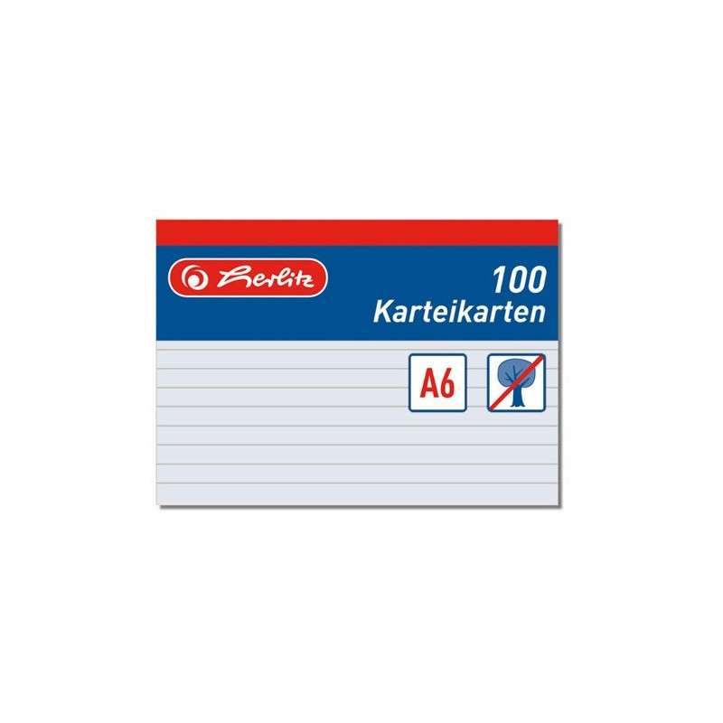 SHEET 105X148MM. LINE WHITE. 100PCS. HERLITZ