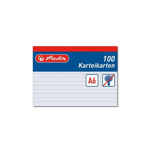 SHEET 105X148MM. LINE WHITE. 100PCS. HERLITZ