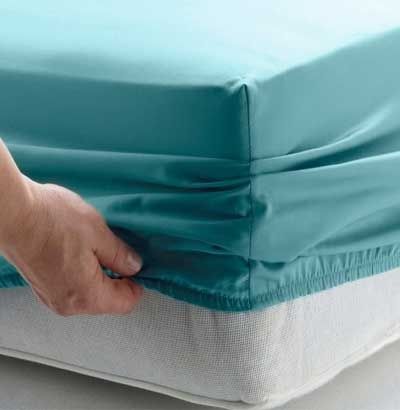 180 x 200 cm Fitted Sheet Only, 4-Way Stretch Jersey Knit for Mattress, Deep Pocket Snug Fit