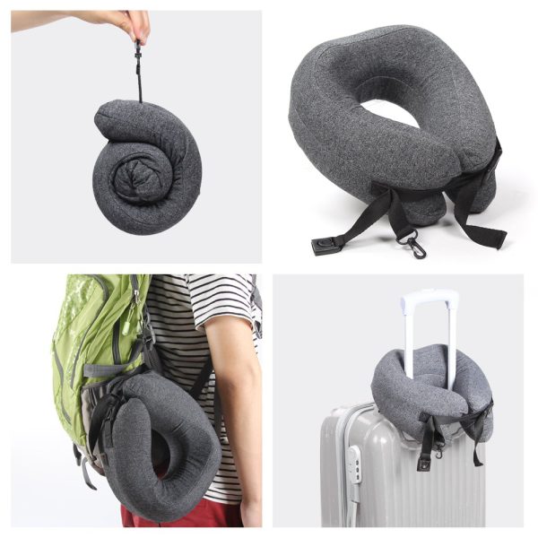 Flying Bear Travel Pillow Memory Foam Neck Pillow