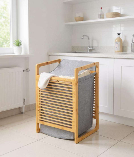 Bamboo Laundry Bag by Wenko