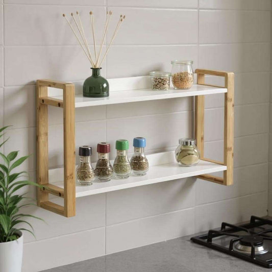 Finja Bamboo Wall Shelf by Wenko