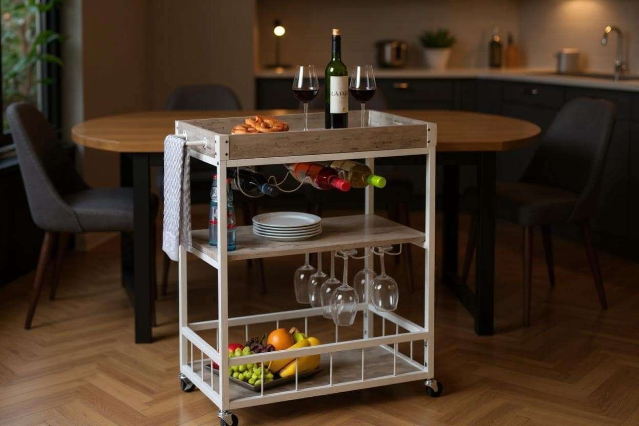 Serving trolley by Wenko