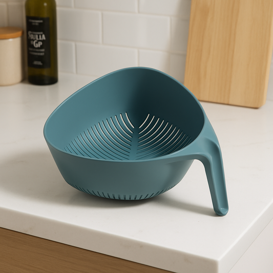 Duo Triangular Colander, Dark Opal by Joseph Joseph