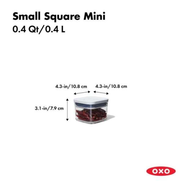 Pop Container 2.0 Small Square Mini 0.4qt by OXO