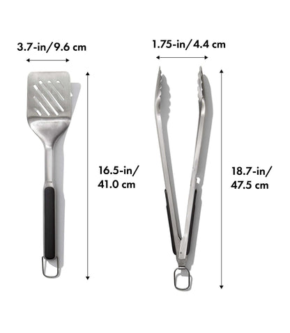 Good Grips Grilling Turner and Tongs Set by OXO