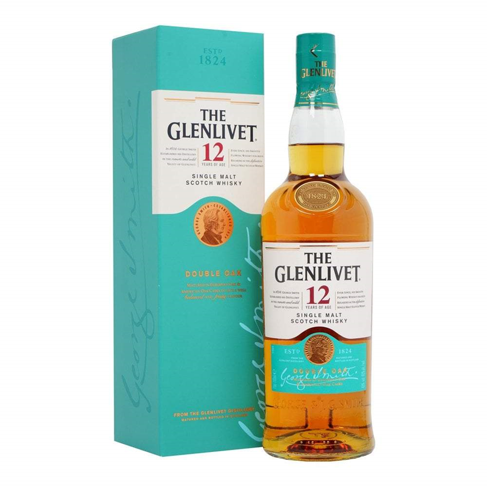 The Glenlivet 12YO Single Malt Whiskey / 1L