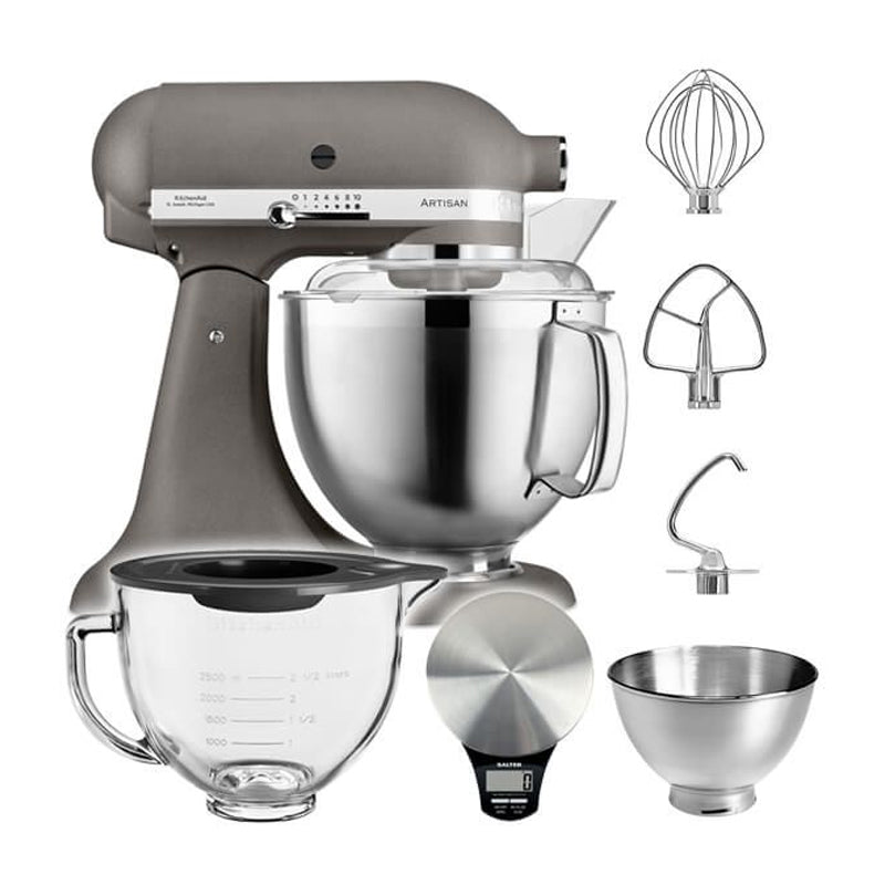 Kitchenaid 5KSM185PSEGR Iconic mixer 4.8L, Grey