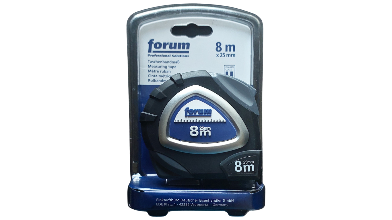 8-meter Pocket Tape Measure by Forum Germany