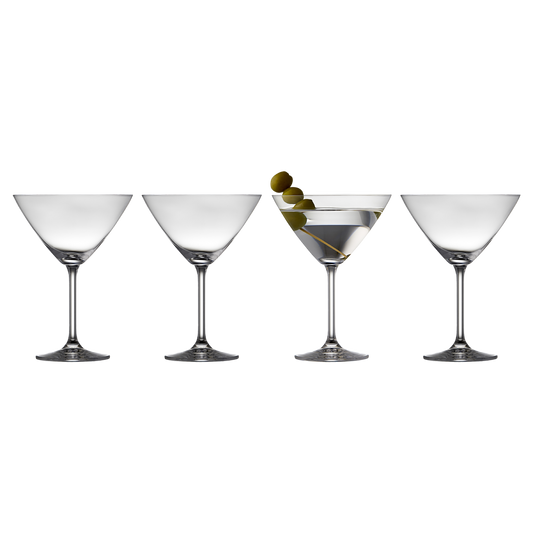 Martini Glass Juvel 28cl 4pcs