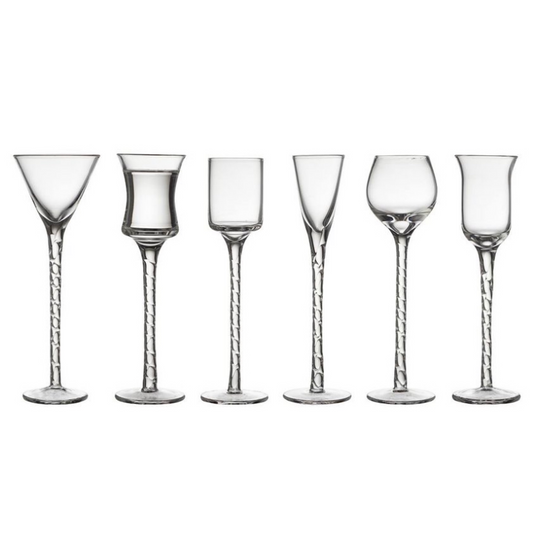 Aquavit Glass 18cm 6pcs Clear