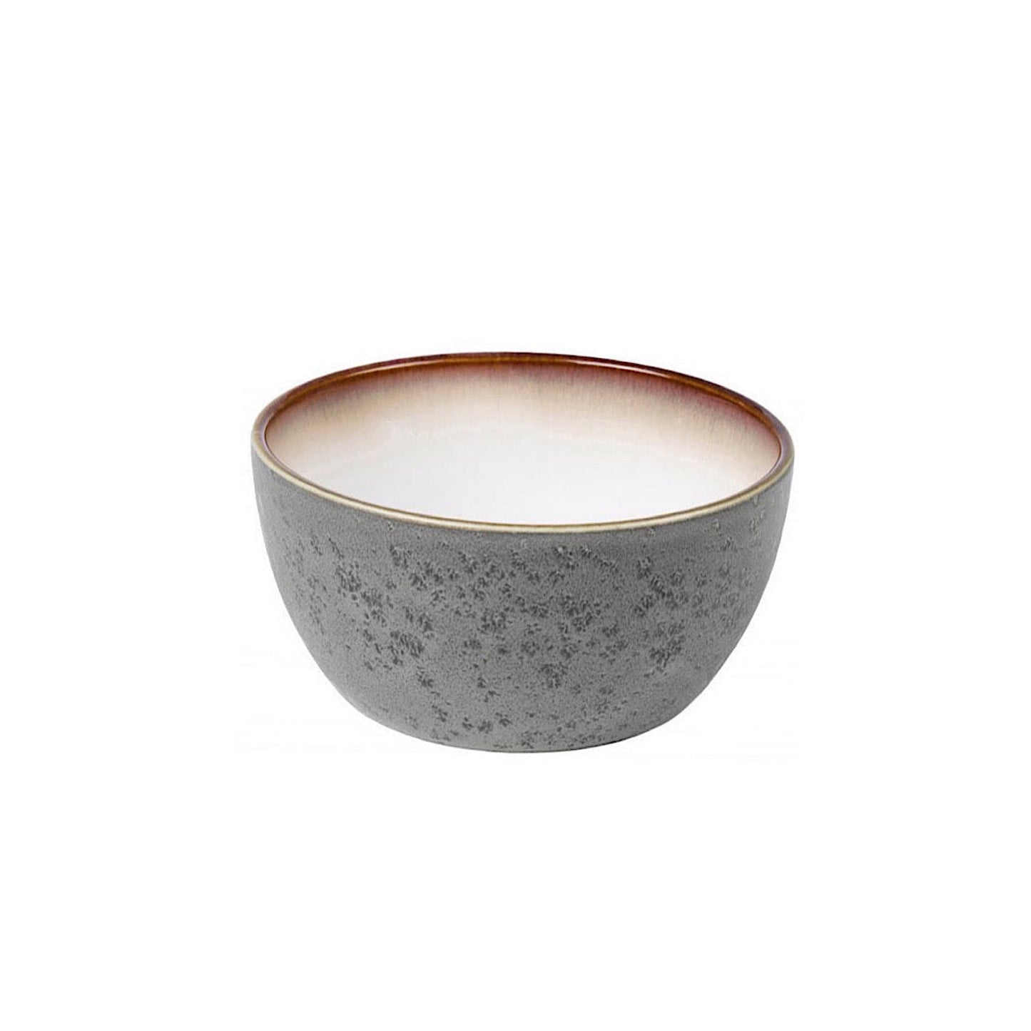 Stoneware Bowl 14cm Grey, Cream (821397)