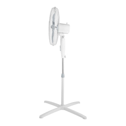 Stand Fan  STEELO, 16",50W, 5 Blades, White AR5ST40PW