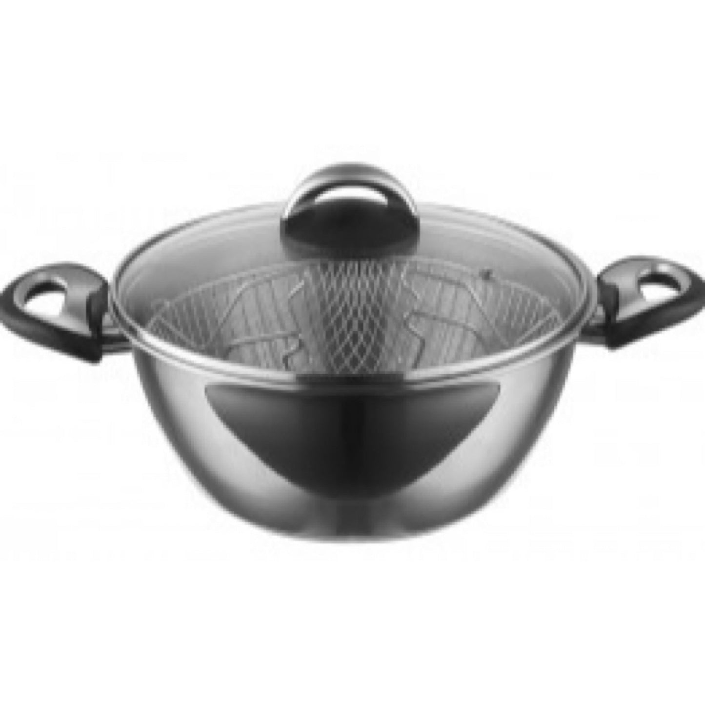 Titanium Frying Pot & Basket 24cm