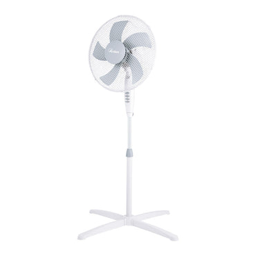 Stand Fan  STEELO, 16",50W, 5 Blades, White AR5ST40PW