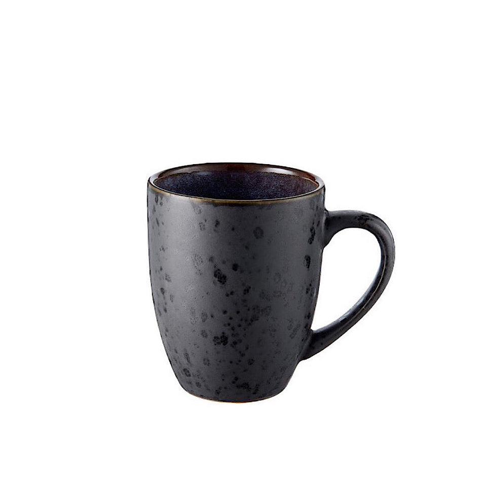 Stoneware Mug With Handle 0.3 L Black, Dark Blue (821181)