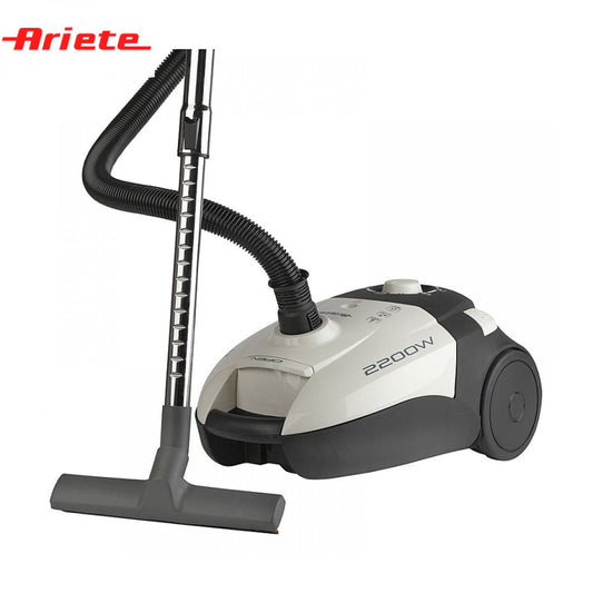 Bagged Vacuum Cleaner,Beige,Silent,1 Textile & Paper Bag, Metal Brush, 2400W