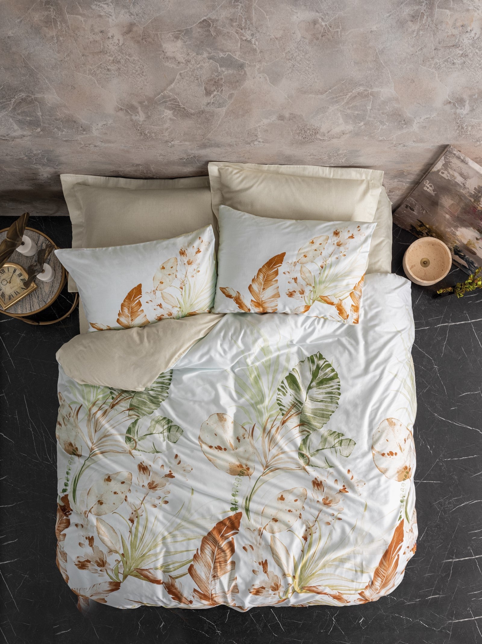 Satin Cotton Double Duvet Cover Set Luster